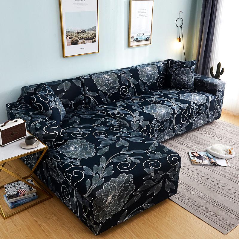 Elastic Sofa Covers Tight Wrap All-inclusive Slip-resistant L Shape Modern Couch Slipcovers