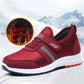 Women's Large Size Walking Sneakers Female Winter Plush Thickened Cotton Shoes Anti Slip Soft Soled Sports Shoes