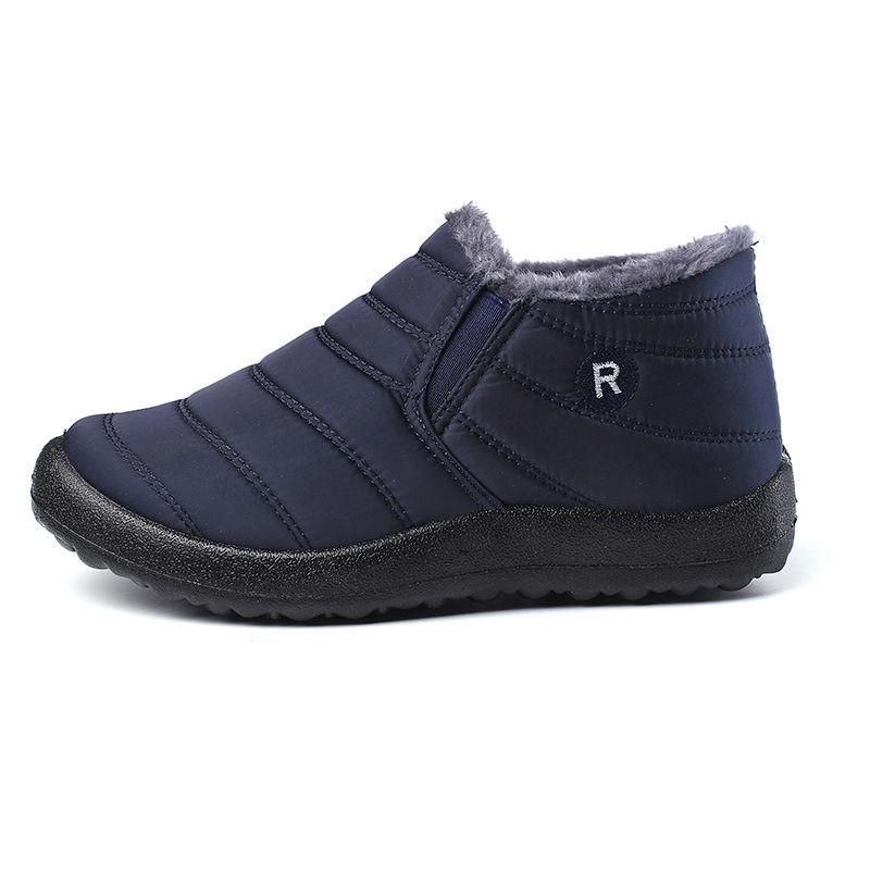 Winter Men's Waterproof Cotton Shoes Old Beijing Cloth Shoes Men's Shoes Plush Warm Casual Shoes