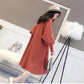 Spring and Autumn Loose Cardigan Sweater Mid-length Knitted Thicken Top Fashion Simple Female Jacket