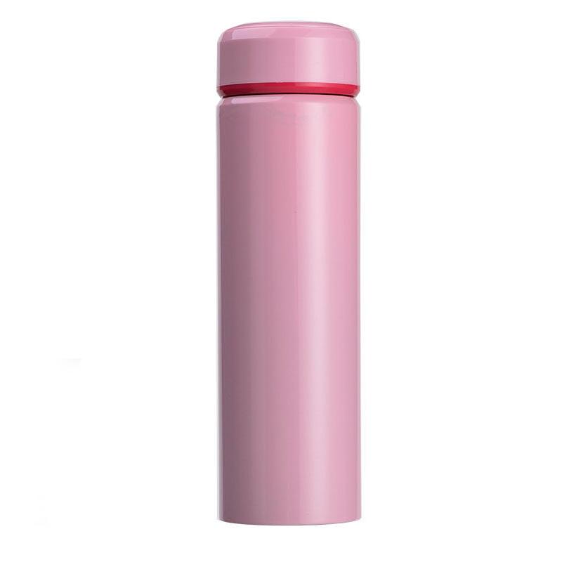 Pure Color Vacuum Flask 304 Stainless Steel Coffee Tea Water Bottle 500ml Home Outdoor Sports Water Cup