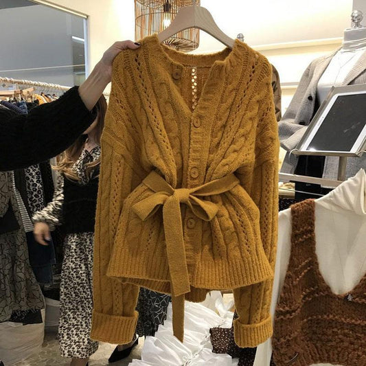 Early Autumn Loose Sweater Fashion Casual Bottoming Shirt Knitted Simple Young Women's Top