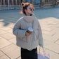 Short Tolerant Warm Down Padded Jacket Women Winter Padded Coat High Collar Padded Down Jacket Winter Warm Cotton Jacket