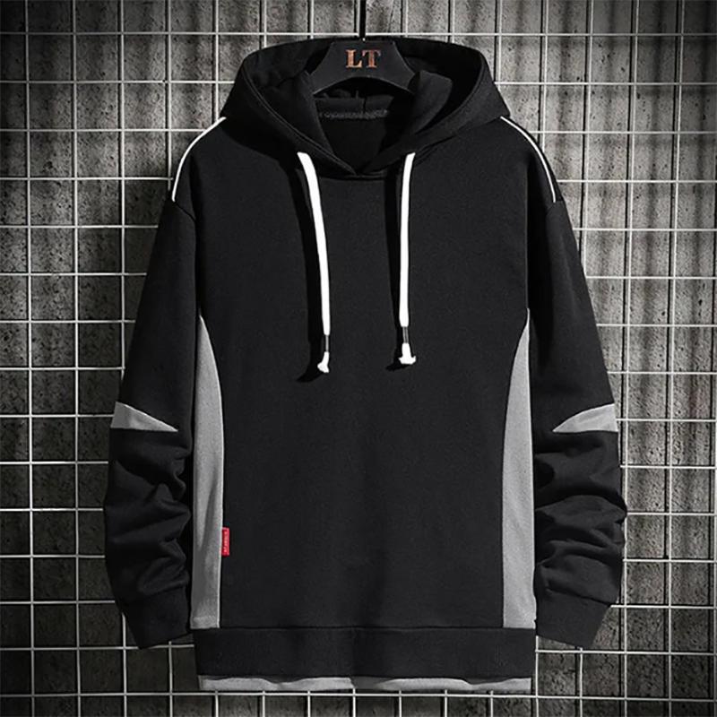 Men's Autumn Hooded Sweater Trend Handsome Fashion Loose Thin All-Match Men Sweatshirts