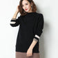 Half-Turtleneck Knitted Sweaters Women Long Sleeve Soft Sweater Pullovers Solid Bottoming-shirt