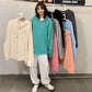 Hooded Sweater Student Loose Cardigan Mid-length Zipper Coat Sweater Women