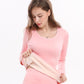 Thermal Underwear Ladies Suit Plus Velvet Thickening Large Size Bottoming Shirt Autumn Clothes Winter Season Tight