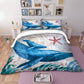 3D Whale Bedding Set Duvet Cover Sets for Twin Full Queen Size Bed Bedline Home Textile