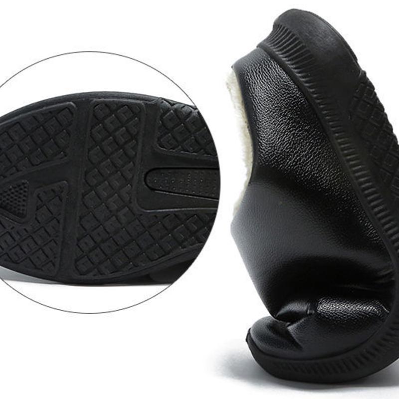 Cotton Slippers Winter Household Waterproof Soft-soled Couple Slippers Thick-soled Outdoor Home Warmth Non-slip Cotton Slippers Women