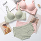 Women Seamless Bra and Panty Set Wireless Female Sexy Bralette Underwear Lingerie Plus Size