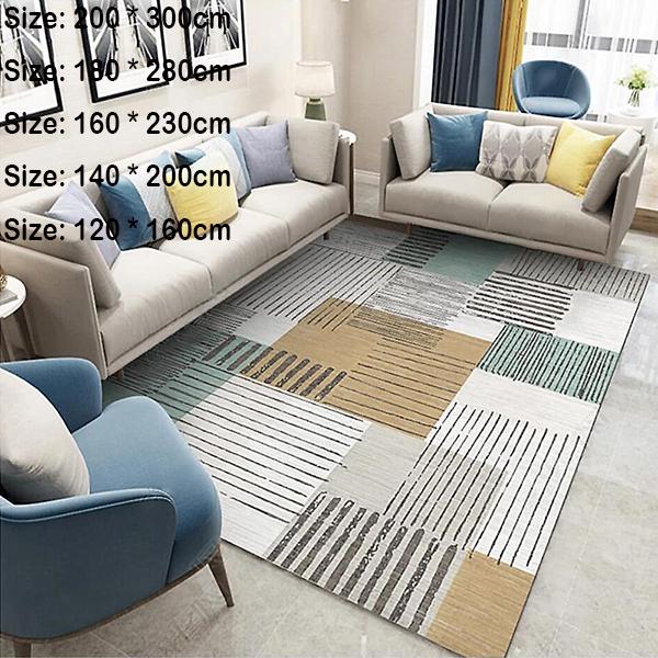 European-style carpet living room sofa coffee table blanket bedroom bedside carpet non-slip mat