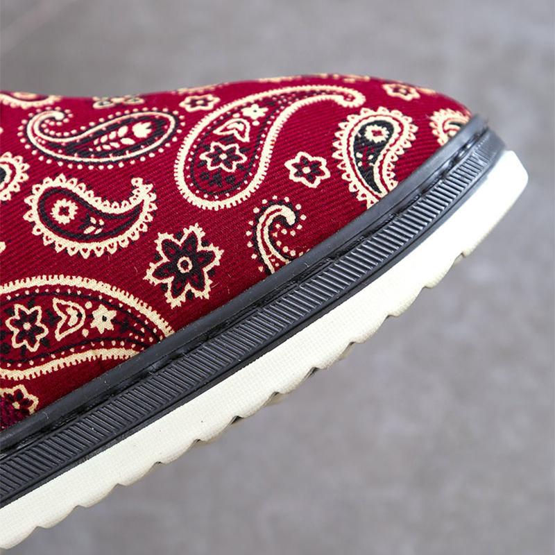 Middle-aged and Elderly Cotton Shoes Plus Velvet Thickening To Keep Warm Winter Bag with Home Cotton Slippers Women's Soft Bottom Non-slip
