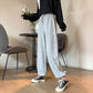 Gray Sweatpants Female Spring Korean Version of Loose Casual All-match Student High-waisted Waistband Was Thin Harem Pants Tide