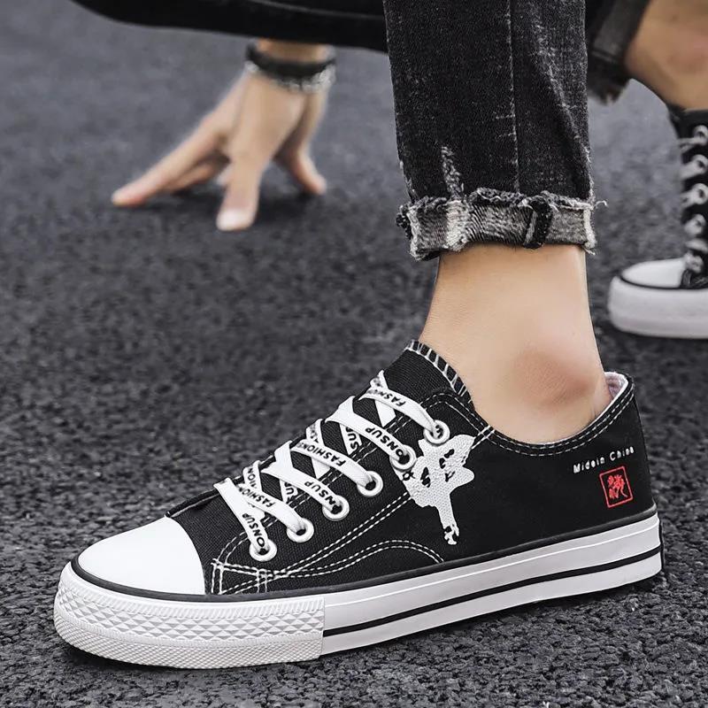 Versatile Men's Breathable Canvas Shoes Student Men's Canvas Casual Breathable Sports Shoes