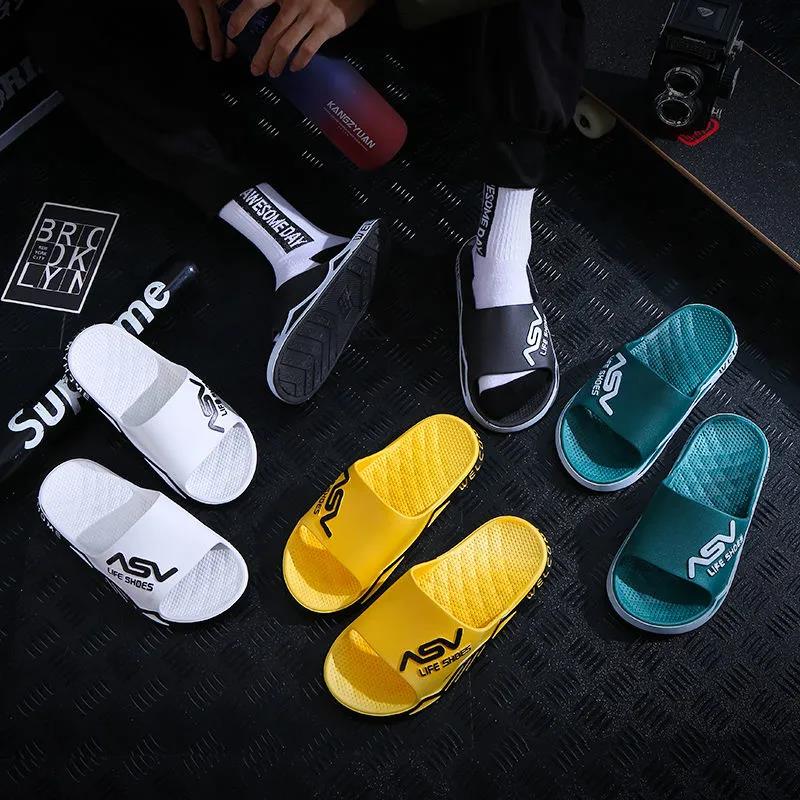 Men's and Women's Summer Waterproof Non-slip Slippers Soft Bottom Wear-resistant Breathable Couple Slippers