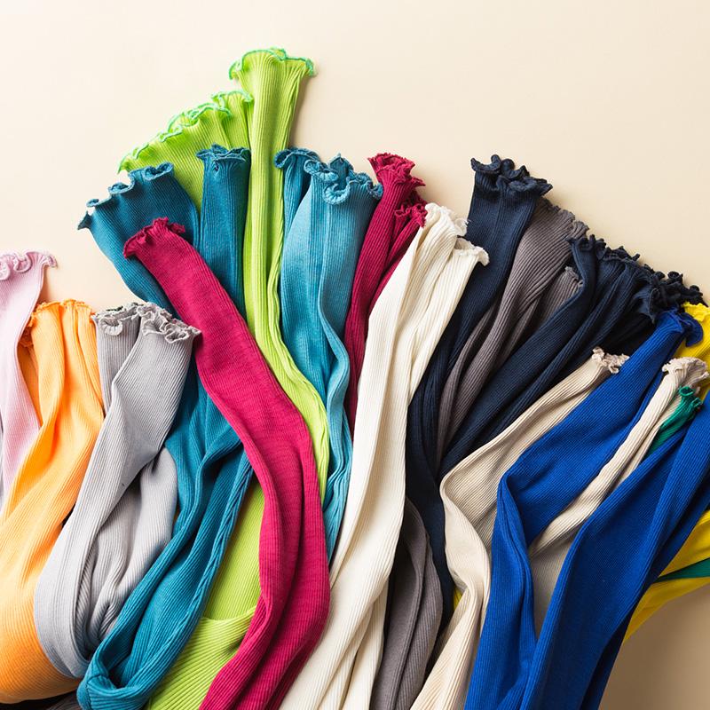 Women Winter Knitwear Ruffles Turtleneck Slim Bottoming Sweater Solid Color Pullover Jumper