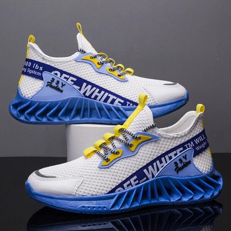 Men's Spring and Summer Large Size Soft Sneakers Male Flat Heel Soft Sole Sports Running Shoes
