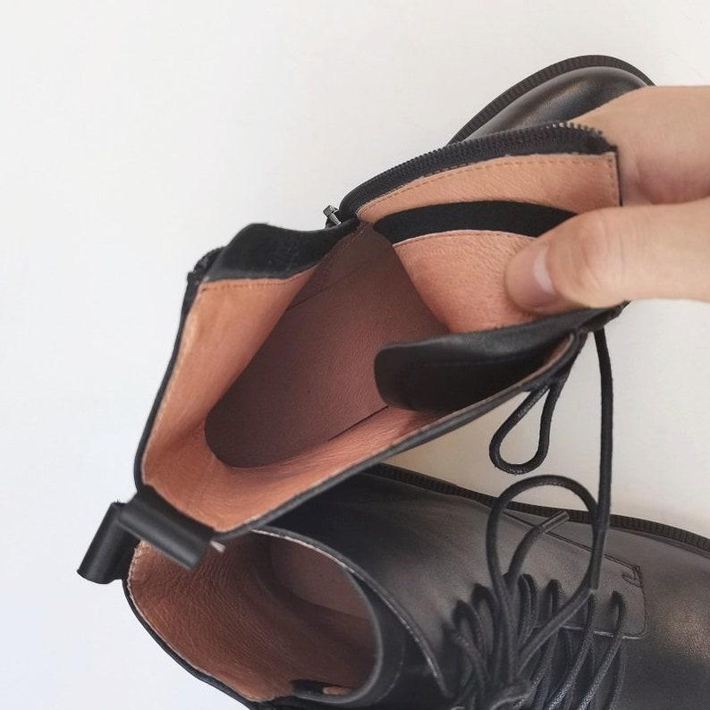 Handmade Women Leather Boots,Oxford Women Flat Shoes, Casual Shoes, Short Boots,Booties,Black Booties,Brown Boots,Winter Boots