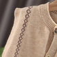 Three-piece Suit Boys and Girls Korean Sweater Vest Suit Spring and Autumn Loose Suit Shirt Trousers Sets Casual Suit