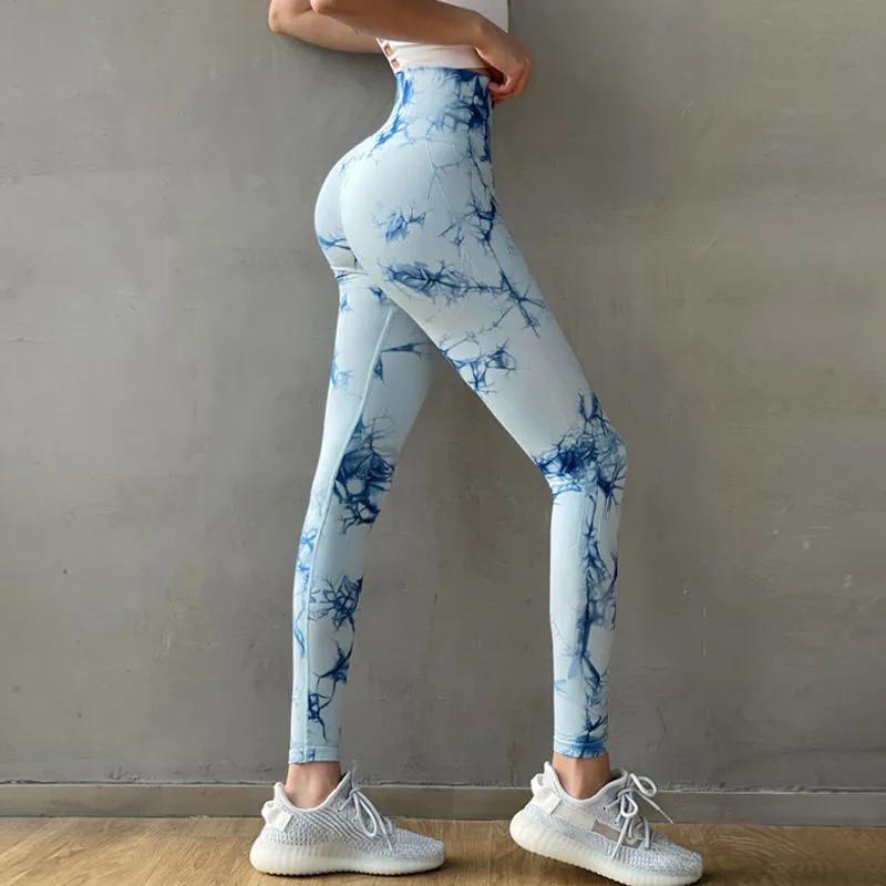 Women's Sports Fitness Leggings Gym Yoga Seamless Pants Jogging Pants Sportswear Push Ups Sports Pants Highlighting Hips Stretch Pants Bodybuilding