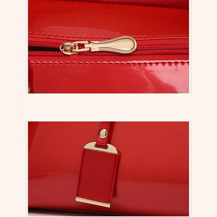 Glossy Patent Leather Women Clutch Shoulder Bags Fashion Banquet Evening Handbag Female Bag Totes