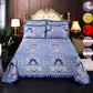 3pcs/set Thick Velvet Bed Sheet Set  Winter Double-sided Short Velvet Blanket Pillowcases Three-piece Set