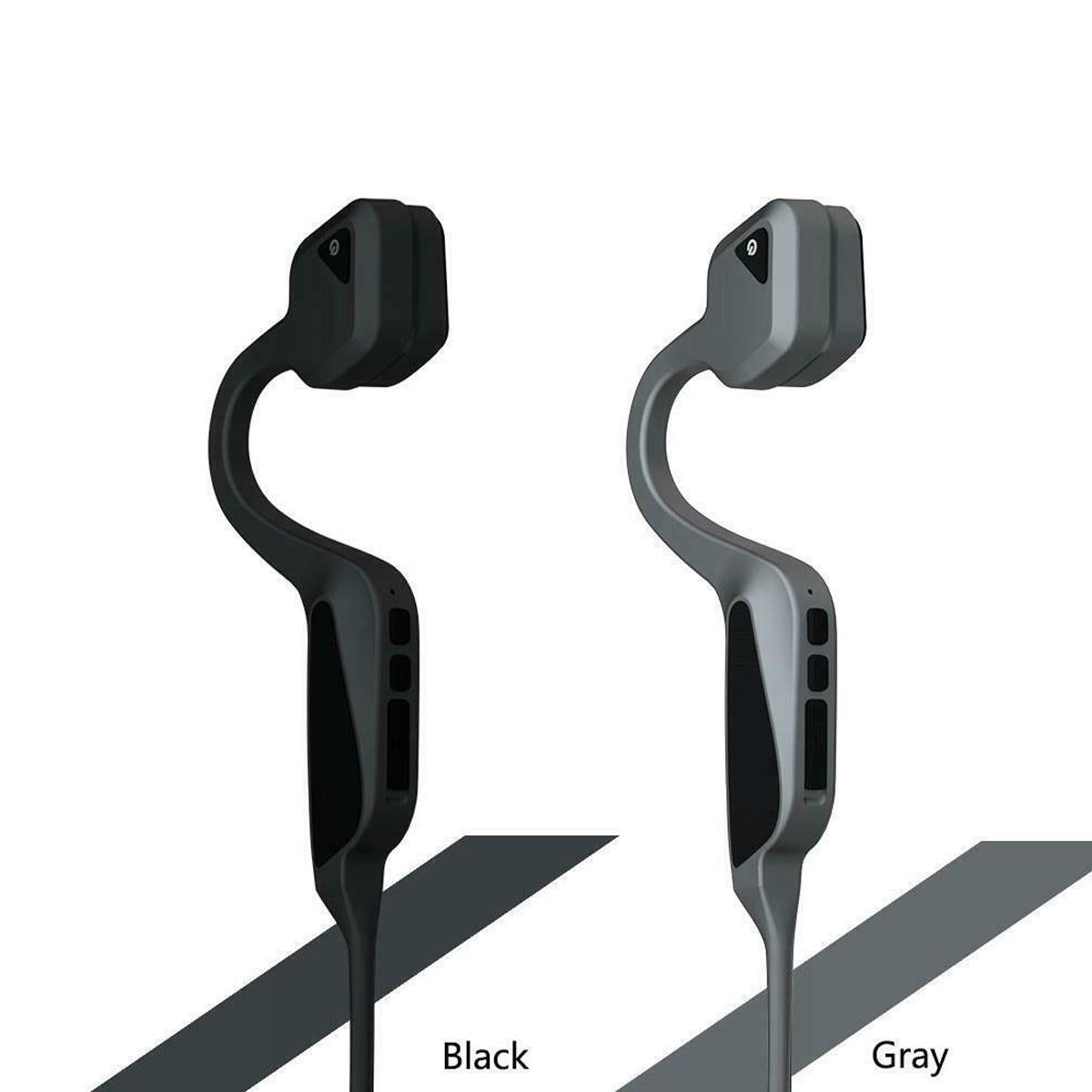 Bluetooth 5.0 Earphone Bone Conduction Binaural Hifi Stereo HD Call Headset with 2200 MAh Power Bank