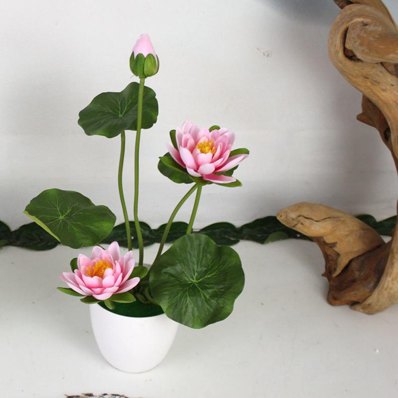 Artificial Lotus Artificial Flowers Decorative Flowers for Home Decoration