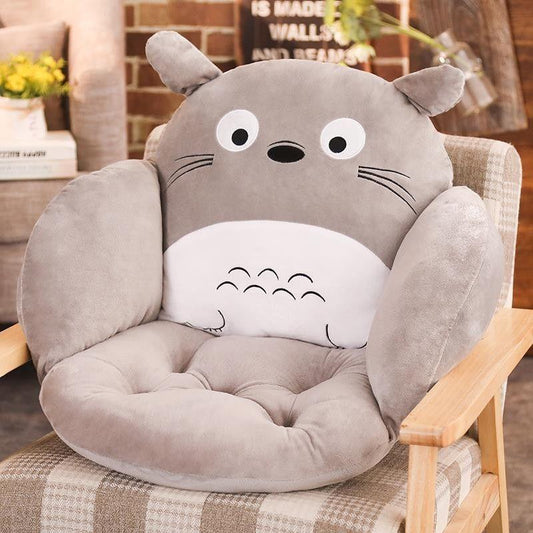 Comfortable Seat Back Cushion Long Plush Animals Chair Sofa Cushion Tatami Leg Lumbar Support Office Bedroom Cushion