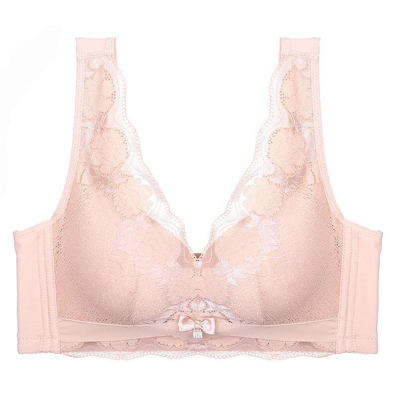 Beautiful Back Without Steel Ring Light and Comfortable Gather Side Put on The Support Adjust The Chest Shape, Medium Thick Cup Thin Sexy Bra
