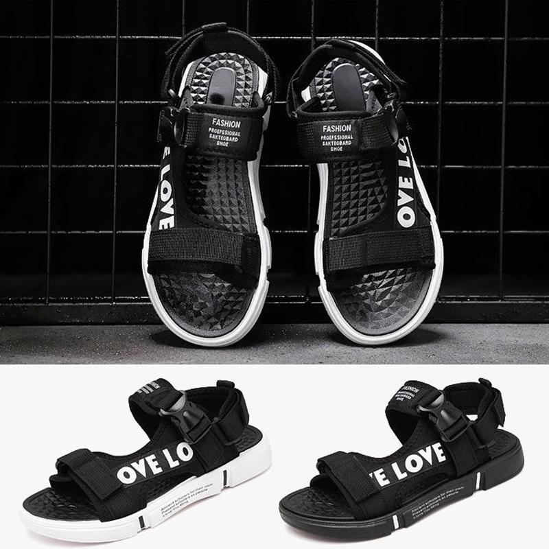 Summer Men's Sandals Casual Trendy Beach Shoes Non-slip Outer Wear Sports Men's Sandals