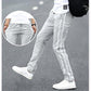 Spring Summer Casual Pants Men's Loose Youth Sports Pants All-match Trousers Solid Color Stripes Pencil Pants