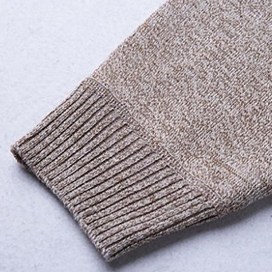 Autumn and Winter Men's Sweater Long-sleeved Warm All-match Stand-up Collar Loose Sweatshirts