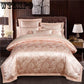 Sheets quilt cover pillow set noble cotton bedding European four-piece embroidery jacquard
