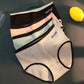 4PCS High-waisted Underwear Women's Cotton Antibacterial Seamless Bottoms Lingerie Girls Students Plus Size Underwear Adult Belly-lifting Hip Briefs