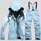 Outdoor Sports Women's Thickened Ski Jacket Suit Windproof Waterproof and Warm Cotton Suit Winter Jacket Outdoor Jacket Women