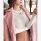Autumn Winter Jumper Half High Neck Pullovers Sweaters Women Sexy Gray Lace Hollow Knitted Slim Sweater Female Tops