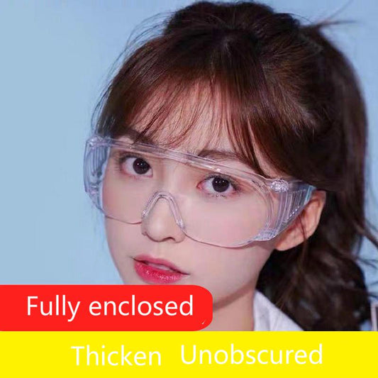 Goggles Male Protective Glasses Anti-fog Wind and Sand Protective Goggles Children Can Wear Myopia