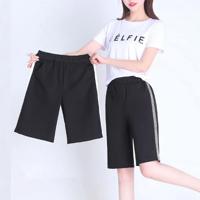 Sports Five-point Pants Women's Summer Thin Loose Pants Large Size Straight Shorts Casual Running Pants