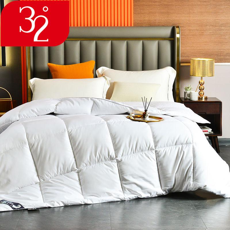 Thick and Warm Double Eiderdown Duvet Solid Color Large Air-conditioning Quilt Bedroom Bedding