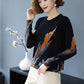 Plus Size Woolen Sweater Women Comfortable High-end Printed Cashmere Sweater Winter Wool Knitted Bottoming Sweater Elastic Jumper Top