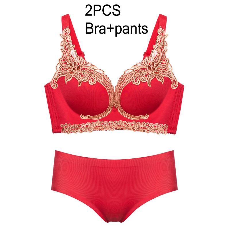 Plus Size Female Sexy Bra Set