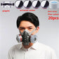 Half Mask Spray Paint Gas Mask Respiratory Protection Safety Dust-proof Respirator Mask Filter