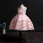 Summer Girls Dress Petal Embroidery Children's Photo Photography Clothing In The Big Children's Tutu Skirt Net Gauze Skirt