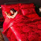 Luxury  Bedding Sets Bed Sheet Jacquard Duvet Cover Pillowcase Queen King Size Home Textile