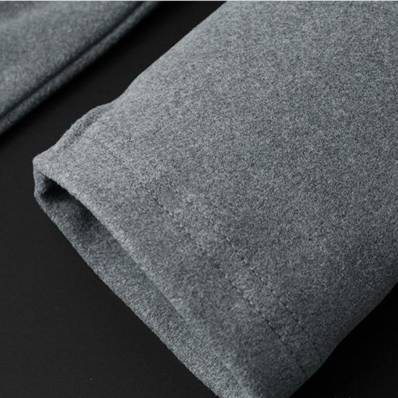 Winter Double-sided Velvet Korean Version of The Trend of Men's Half-high Collar Mid-neck T-shirt Men's Solid Color Warm Bottoming Shirt