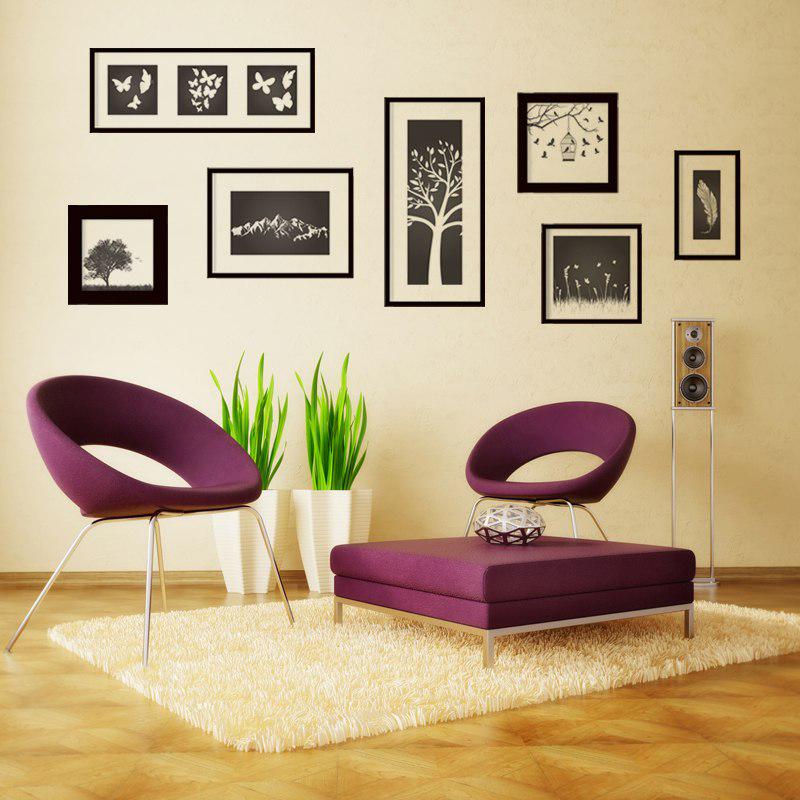 [Wall sticker] art frame wall stickers bedroom living room kitchen baby room decor wall decals poste