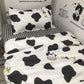Simple Girl Heart Strawberry Sweetheart Single Three-piece Quilt Cover Student Dormitory Three-piece Single Bed