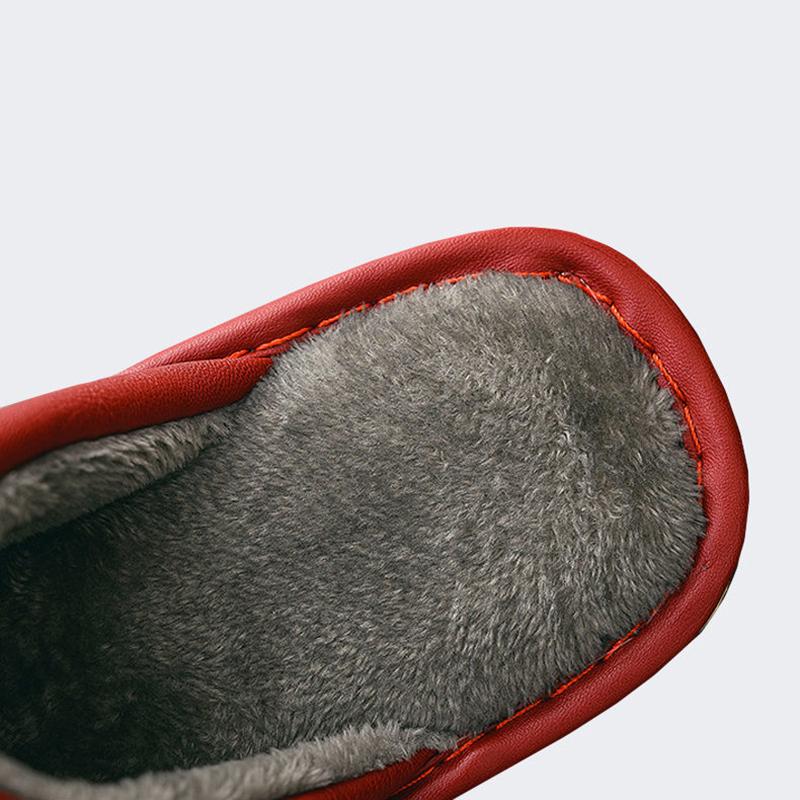 Home Slippers Winter Warm Women Waterproof Non-Slip Indoor Shoes Cotton Men Anti-slip Ladies Soft Slides Memory Foam Couples