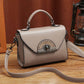 Rivet Crossbody Bag Women Leather Burglar Waterproof Wear-resistant Dark Buckle Tote Shoulder Bags